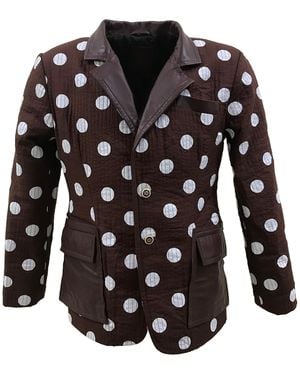 Zasta Studio Naron Leather Blazer - Black