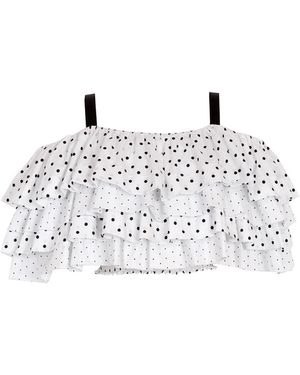 Helene Galwas Gwen Carmen Top - White