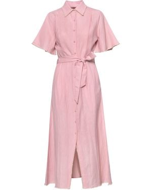 Carolina Benoit Cafe Au Lait Pearled Dress Bubble - Pink