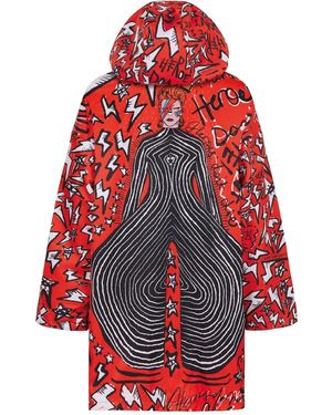 King Naked Heroes Don'T Die Raincoat - Red