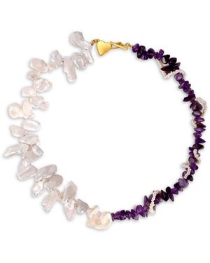 Retro Chic Crystal Mermaid Necklace - Metallic