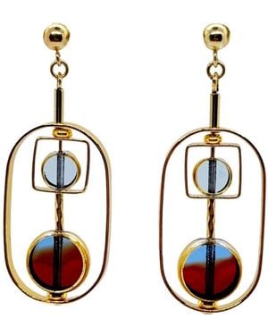 Aracheli Studio Art Deco Earrings - Metallic