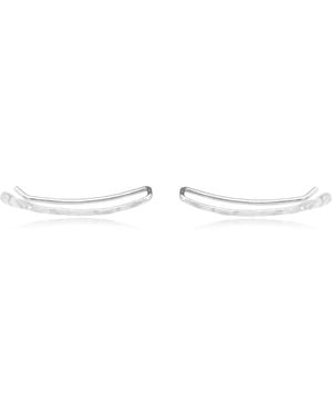 Kiri & Belle Grace Climber Sterling Earrings - White