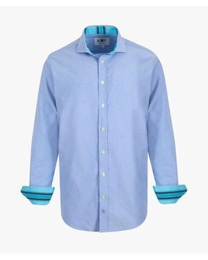 Koy Clothing Oxford Cotton Shirt - Blue