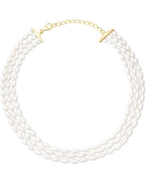Chiara Tedeschi Jewellery Ischia Vermeil Necklace - White