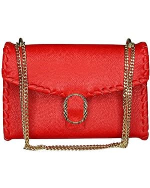 Ruj Heritage Shoulder Bag Rosso Tomato - Red