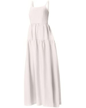 Haris Cotton Tank Maxi Dress - White