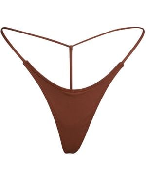 Minimale Animale G Money Thong Bikini Bottom - White