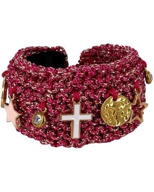 Hilo De Mar Fuchsia & Bracelet - Red