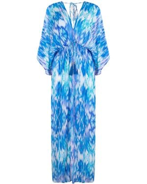 Sophia Alexia Sea Dream Capri Kimono Dress - Blue