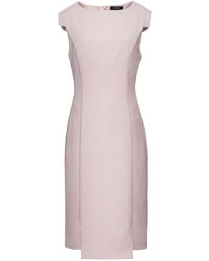 Smart and Joy Structured Sleeveless Dress - Pink
