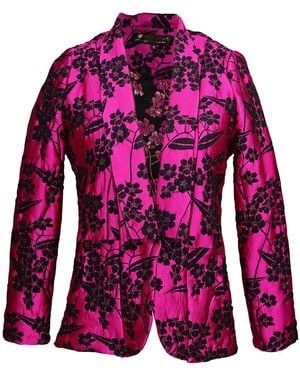 Jennafer Grace Raspberry Blossom Blazer - Purple