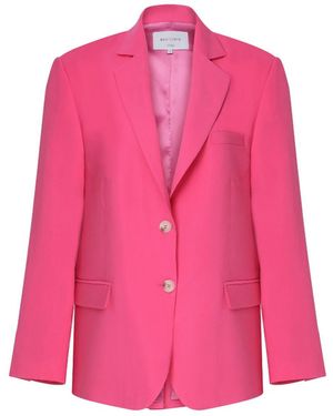 NAZLI CEREN Boxy Oversized Jacket - Pink
