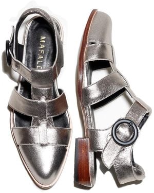 Mafalda Eloah Fisherman Sandals - Black