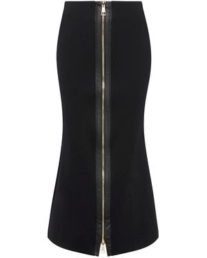 Zetaye Aria Zipper Skirt - Black