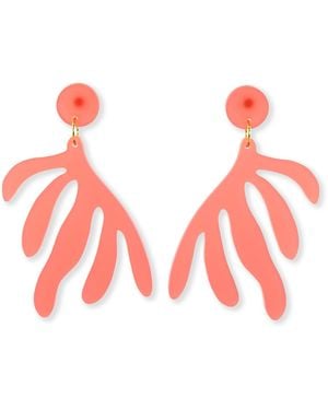 By Chavelli Matisse No. 1 Earrings - Red
