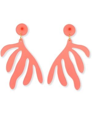 By Chavelli Matisse No. 1 Earrings - Red