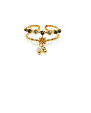 Amoura Jewelers Neela Ring - Metallic