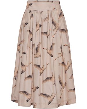 GROBUND Neutrals Mette Skirt - Natural
