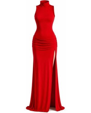Maison De Gala Isadora Crimson Gown - Red