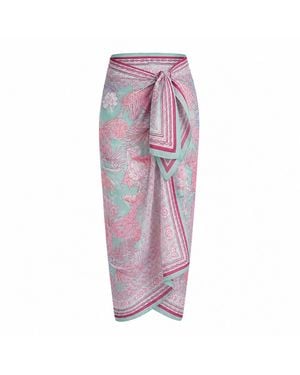 LOVEIST STORE Agua Pareo Sarong Cover-Up - Purple