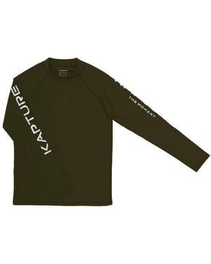 Kapture Dayglow Comfyfit Recycled Rashguard - Green