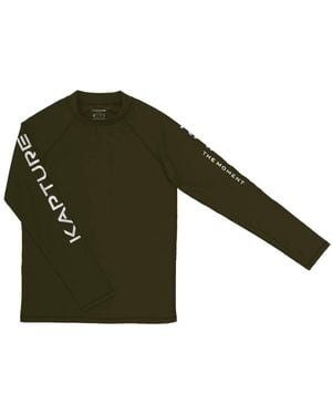 Kapture Dayglow Comfyfit Recycled Rashguard - Green
