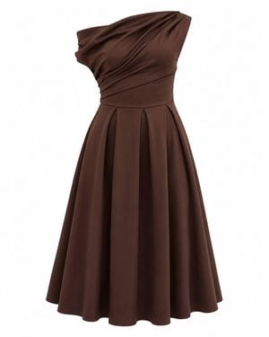 Designer Brown Skater Dresses for Women - Up to 88% off | Lyst Designer Brown Skater Dresses for Women - Up to 88% off | Lyst