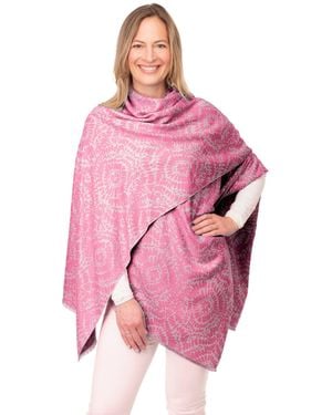 Franchetti Bond Susanna Fuchsia & Batik Wrap - Pink