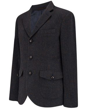 Guards London Allenby Tweed Blazer - Blue