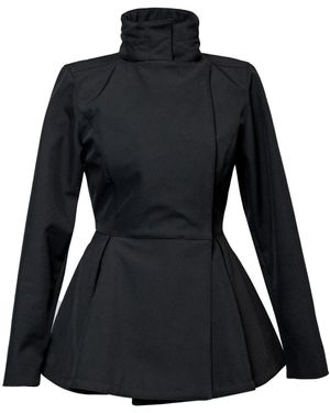 RainSisters Jacket With Detachable Hood: Evening Blush - Black