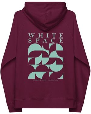 Anchor and Crew Burgundy Fifteen Space Editions Organic Cotton Hoodie - Purple