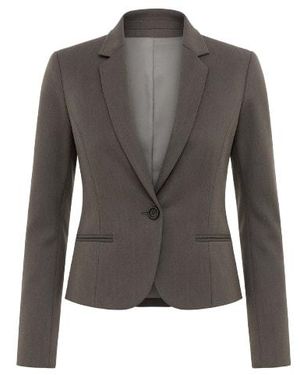 Conquista Stretch Cotton Blend Jacket - Grey
