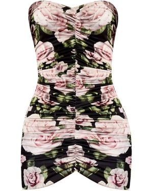 Nur Karaata Margaret Mini Dress - Red