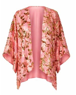 SACHA DRAKE Blossom Kimono - Red