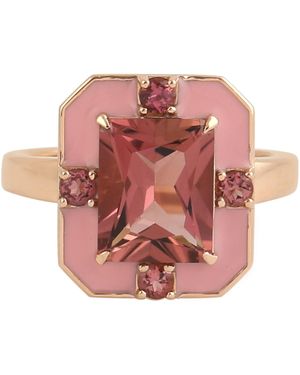 Artisan Tourmaline & Diamond - Pink