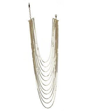 Addicted Eterna Doré Necklace Plated - Metallic