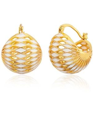 Milou Jewelry Basket Earrings - Metallic