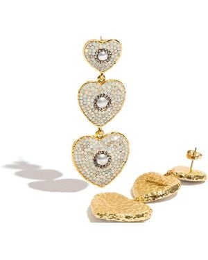 Ornare the Label Belinda Earrings – Opal - Metallic