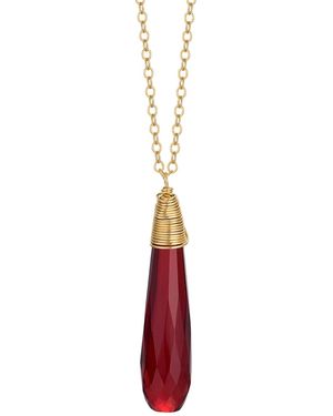 Katy Faye Daria Necklace - Red