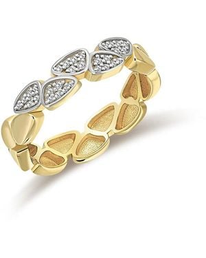 Reis Jewellery Grit Thin Ring - Black