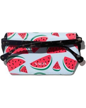 Naoa Slim Glasses Case Watermelon - Red