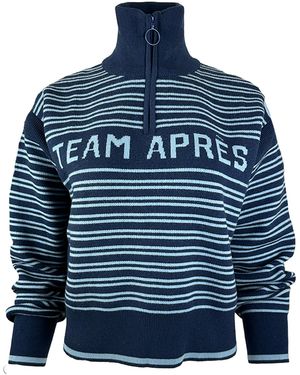 Team Event Team Après Jacquard Striped Après Ski Sweater, /Ice - Blue