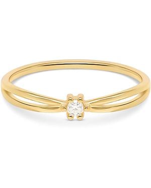 Esterah Solitaire Ring - Metallic