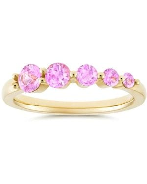 Dinny Hall Shuga Sapphire Graduated Ring - Pink