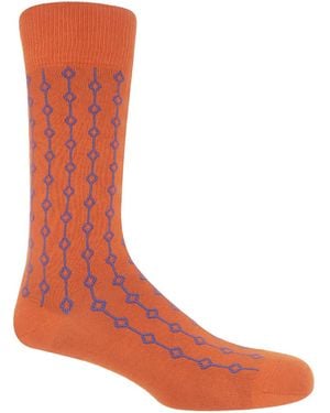 Peper Harow - Made in England Beads Socks – - Orange