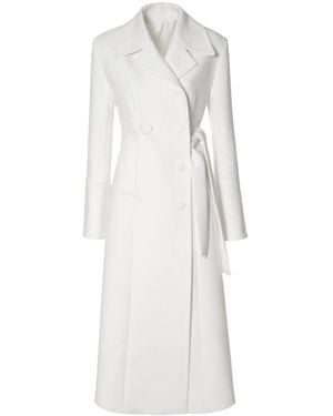 AGGI by HALEWSKI Tilda Off Long Coat - White