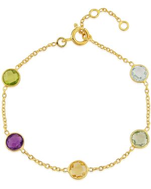Auree Chennai Multi Gemstone & Vermeil Bracelet - Metallic
