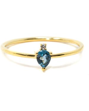 NASI SILVER Atarah Ring- Topaz & Topaz - Multicolour