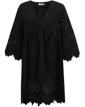 Peraluna Hiromi Pure Cotton Mini Dress - Black